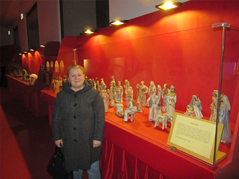 Margareta Krstić svoje jaslice predstavila u Veroni i Vatikanu